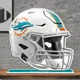 thumbnail image 2 of Miami Dolphins 10" Speed Helmet Standee, 2 of 2