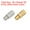 Gold Tone/Silver Tone, variant on Uxcell 2g Dart Weights, Brass Add Accentuator 2BA Thread for Dart Accessories, Gold Tone Silver Tone 6Pcs