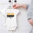 thumbnail image 5 of United States Navy Pride Runs Deep Romper Boys or Girls Infant Baby Brisco Brands 18M, 5 of 6