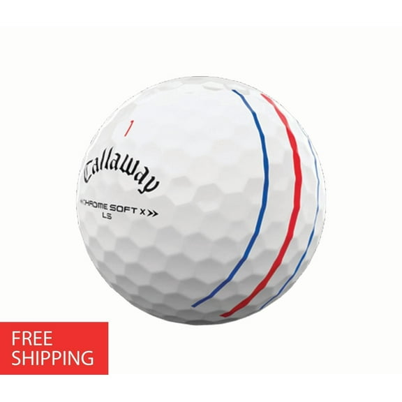 Pre-Owned 36 Callaway Chrome Soft X LS Triple Track 4A Used Recycled Golf Balls, by Mulligan Golf Balls
