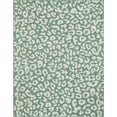 thumbnail image 2 of Unique Loom Outdoor Safari Collection Area Rug - Leopard (7' 10" x 10' Rectangle Green Blue/Ivory), 2 of 6