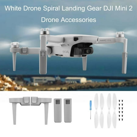 Image of Kayannuo Christmas Clearance Toys Drone White Spiral Landing Gear DJI Mini 2 Drone Accessories