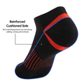 thumbnail image 3 of LITERRA 12 Pairs Mens Ankle Athletic Sock Low Cut Cushion Casual Sock Comfortable Breathable for Men, 3 of 8