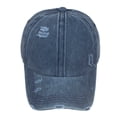 thumbnail image 2 of LEKODE Men's Caps Men Sun Hats Ball Caps Women Women's Golf Hats Men's Trucker Hats Denim Hat Men's Golf Hats Navy One Size, 2 of 4