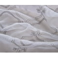 thumbnail image 2 of Olivia Gray Delano Quatrefoil Embroidered 38 x 84 in. Grommet Panel Pair in Silver/White (Set of 2), 2 of 7