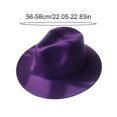 thumbnail image 6 of Joernso Unisex Fedora Hat, Short Brim Wool Blend Hat, Retro Panama Cap, Felt Winter Hat for Men Women 1920s Party Costume, 6 of 8