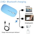 thumbnail image 3 of Ratón Bluetooth, ratón inalámbrico recargable, ratón inalámbrico para ordenador portátil/PC/Mac/iPad pro/Computer807, 3 of 5