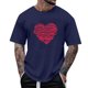 thumbnail image 1 of Tops para hombre, blusas y camisas de manga corta con cuello redondo para hombre, camisetas casuales con estampado de moda para hombre, blusa de manga corta, blusa de poliéster para hombre., 1 of 4