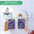 thumbnail image 4 of Yayeee Pot Holders Kitchen Heat Resistant with Pockets 7"x9.8" Cotton Oven Cooking Hot Pads, Purple Waves Pattern, 4 of 7