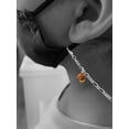 thumbnail image 2 of Resin Mini Vanilla Cupcake with Chocolate Frosting Silvertone Face Mask Necklace, 2 of 2