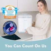 Papablic 11 Bottle Capacity Baby Bottle Electric Steam Sterilizer and Dryer Machine, Best Gift