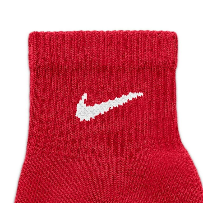 Men s Nike 3 pack Everyday Plus Cushion Ankle Training Socks Color White Size 8 12