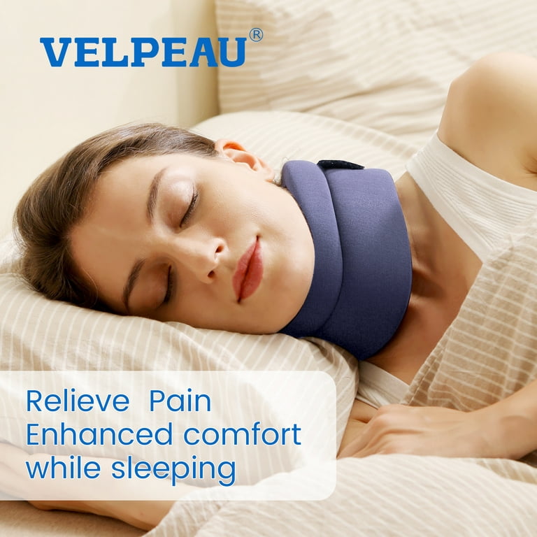 VELPEAU Neck Support Brace - Soft Foam Cervical Collar (Comfort, M, 3)