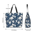 thumbnail image 5 of Kdxio Lilies Flowers Casual Tote Bags Women Big Capacity Shoulder Bag for Women Travel Shoulder Bags Handbags, 5 of 8
