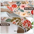 thumbnail image 6 of Floral Round Fitted Tablecloth with Elastic Edge,Water-Resistant Vintage Boho Spring Pink Colorful Flower Table Cover for 40-44" Found Tables Farmhouse Summer Table Cloth for Dinner,Outdoor,Patio, 6 of 8