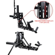 Yescom 800-Lbs Motorcycle Trailer Hitch 2 Tow Receiver Scooter Carrier Steel Hauler Hitch Mount Rack