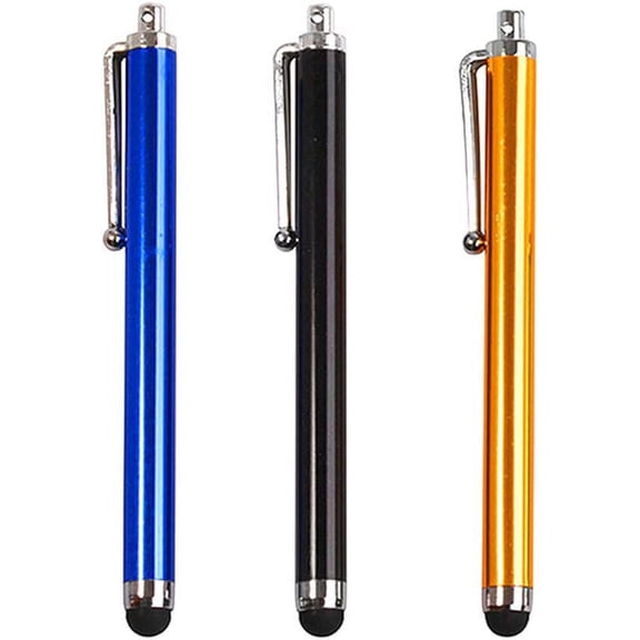 Mobile Phone Touch Screen Pen Lightweight 9.0 Stylus Mobile Phone Tablet Metal Capacitor Pen Universal Stylus Touchscreen pens for Smartphones 3 Pack of Black Blue Pink New Relea Nice and Practical