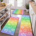 thumbnail image 2 of Pioneer Flower Floral Print Pattern Kitchen Rugs Sets Of 3,Kitchen Runner Rugs Non Skid Washable,Decorative Kitchen Floor Mats for Kitchen,Sink,Laundry,17X30 Inch + 17X47 Inch + 17X59 Inch, 2 of 6