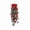 A, variant on Artificial Hanging Rose Plants in Woven Straw Basket - Realistic Imitation Flowers for Home & Outdoor Decor