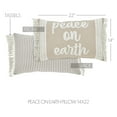 thumbnail image 2 of VHC Brands Christmas Decorations for Living Room Bedroom Accents for Couch Chair Grace Peace on Earth Pillow 14x22, 2 of 4