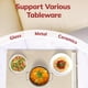 thumbnail image 4 of Actualización 2024, calentador de alimentos plegable tipo bufé, calentamiento rápido, perfecto para fiestas y eventos: mantiene la comida caliente B Bandeja calefactora eléctrica ajustable, 4 of 6