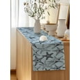 thumbnail image 5 of Table Runner 70 Inches Long for Kitchen Dining, Teal Blue Starfish Dresser Scarf Farmhouse, Dining Table Decorations for Wedding/Parties, Coastal Ocean Summer Sea Nautical 13 x 70 In, 5 of 8