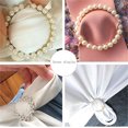 thumbnail image 3 of Topboutique Scarf Clips and Ring, T-Shirt Clip for Women, Fashion Metal Tshirt Pins, Tie Pearl Clips, Ring Wrap Holder, Circle Buckle for Clothes Hat Belt Decor, 4 Pack Golden, 3 of 7