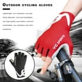 thumbnail image 4 of Yuarrent Guantes ciclismo deportivo VG dedo completo/medio dedo antideslizante gel pantalla táctil Ciclismo negro L, 4 of 6