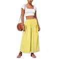 thumbnail image 4 of BLVB Womens Striped Pants Wide Leg Flowy Palazzo Pants Summer Beach Vacation Outfits Loose Trousers with Pockets, 4 of 6