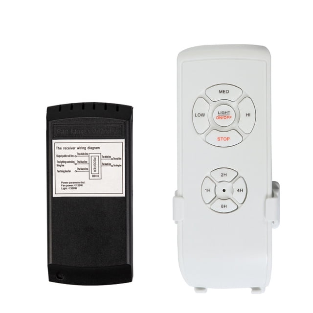 TFixol 110V Smart Remote Control Switch for Ceiling Fans, Adjustable Speed, Timer Function, High Power Capacity, 50M Range, ABS Material (Batteries Not Included)