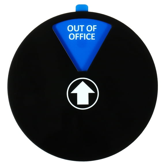 Uxcell 6 Options Magnetic Office Privacy Sign Adhesive Label Black 2 Pack