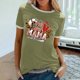 thumbnail image 2 of Elegante blusa de manga corta con cuello redondo y manga abullonada para mujer OAVQHLG3B Store  lin121212, 2 of 5