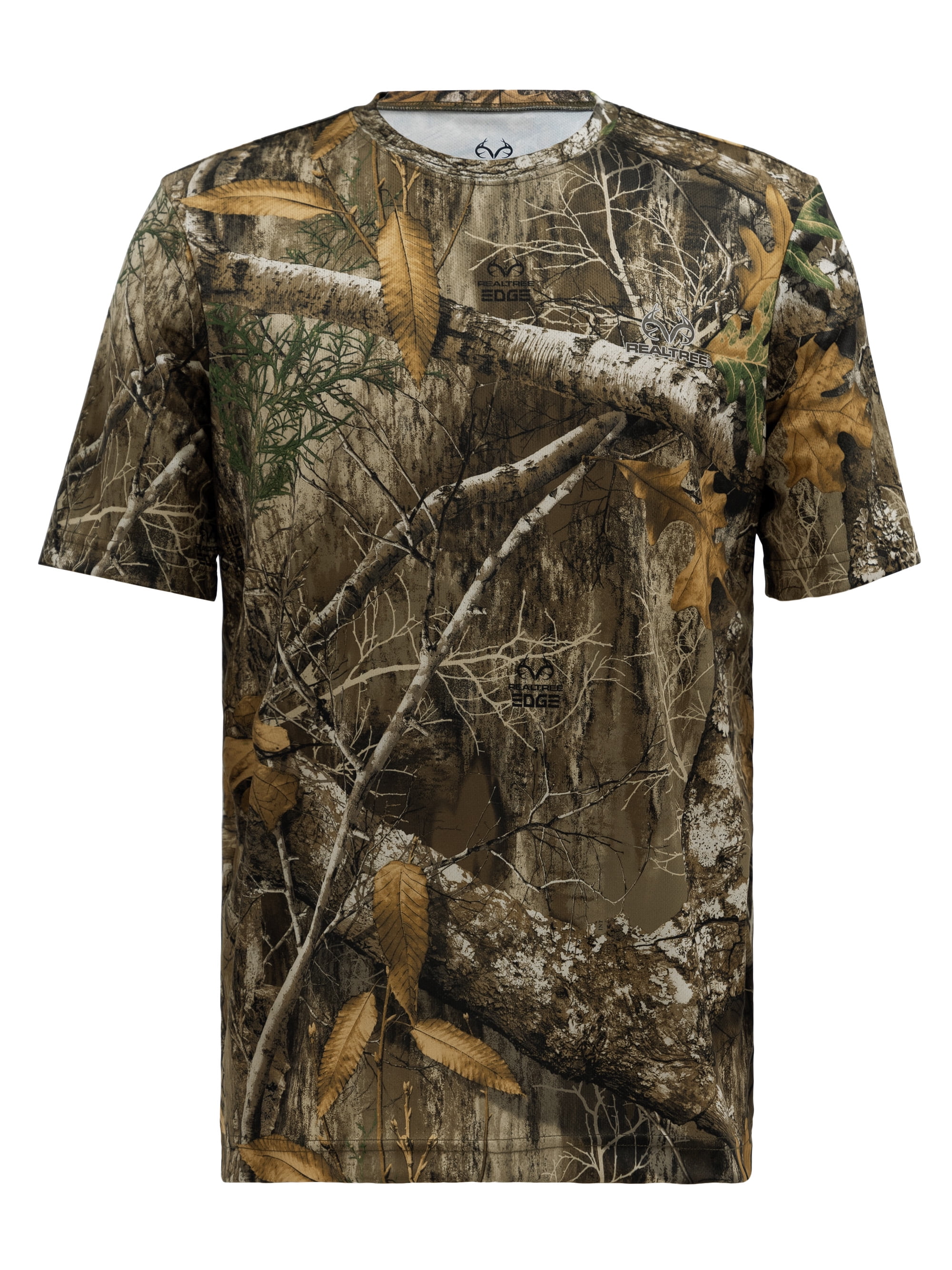 Realtree Men's Short Sleeve Performance Camo Tee 2-Pack Bundle