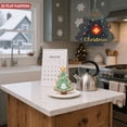 thumbnail image 6 of Stylish Metal Hanging Christmas Tree Wind Spinner - 3D Layered Design with Star Ornament for Garden & Yard Decor, 6 of 7