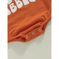 thumbnail image 7 of Bagilaanoe Newborn Baby Girl Boy Thanksgiving Rompers Letters Flower Print Long Sleeve Bodysuits 3M 6M 12M 18M Infant Casual One Piece Short Jumpsuit, 7 of 7