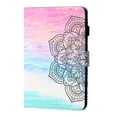 thumbnail image 2 of SaniMore Full Protective Case for Samsung Galaxy Tab A8 Case 10.5" 2022 SM-X200/X205, PU Leather Case Magnetic Clasp Card Slot Pen Holder Anti-slip Strip Auto Wake/Sleep Kickstand Cas, Mandala, 2 of 9