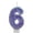 A006- Color F, variant on Sparkling Celebration Glitter Digit 5 Candle - Creative Cartoon - Shaped Birthday Candle with Glittery Design, Fun Party Decoration for Birthdays, Anniversaries, Celebratory Events