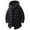 Black, variant on Men's Long Winter Coats Puffer Jacket with Hood Quilted Padded Jackets Black XXXL
