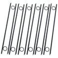 thumbnail image 3 of 12pcs Rebar Stake with loop Grip 3/8x 18 Inch Steel Durable Heavy Duty Tent Canopy Ground Stakes with Angled Ends and 1 Inch Loops for Campsites and Canopies, 3 of 14