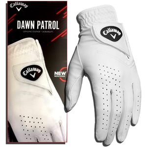 Callaway Dawn Patrol Golf Glove, M/L, White