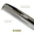 thumbnail image 3 of Kent 7T G All Fine Tooth Pocket Comb - Handmade Grooming Comb for Styling, Travel, Mustache and Beard Care - Saw Cut and Hand Polished C80, 3 of 3