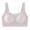 Gray, variant on Womens Bras Lightweight Seamless No Wire T-Shirt Bra Flat Seam Design Invisible Under Thin Shirts M-2XL