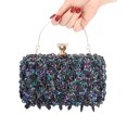 thumbnail image 1 of Bolso de Mano de Boda para Mujer Bolso de Noche con Lentejuelas y Diamantes de Imitación Bolso de Fiesta de Cóctel con Cuentas de Cristal Vintage, 1 of 5