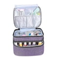 thumbnail image 2 of Neceser cosmético HUOGUO de doble capa con caja de almacenamiento, 2 of 4
