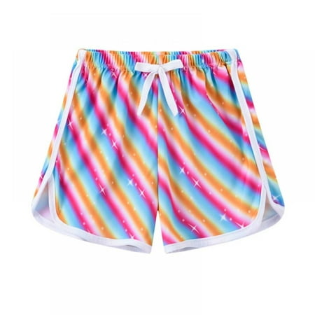 

Yuanyu Kids Boys Girls Beach Shorts Toddler Printing Sport Running Casual Swim Trunk Quick Dry Pants 2-7Y