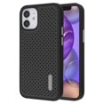 thumbnail image 3 of XPM Case for Apple iPhone 12 Mini /5.4" Slim Hybrid Thin Soft TPU Mesh Holes & Hard Bumper Cushion Armor Protective Case [BLACK] Phone Cover Fit iPhone 12 MINI, 3 of 6