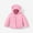 Pink, variant on PatPat Baby Coat Toddler Boys Girls Winter Jackets Stylish 3D Ear Print Outerwear Solid Hooded Coats, Dark Blue, 3-4 Years