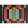 thumbnail image 1 of Ahgly Company Machine Washable Indoor Rectangle Contemporary Hazel Green Area Rugs, 6' x 9', 1 of 7