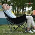 thumbnail image 6 of Oversized Rocking Camping Chair with Side Pocket High Back Portable Lawn Recliner for Adults Heavy Duty, 6 of 6