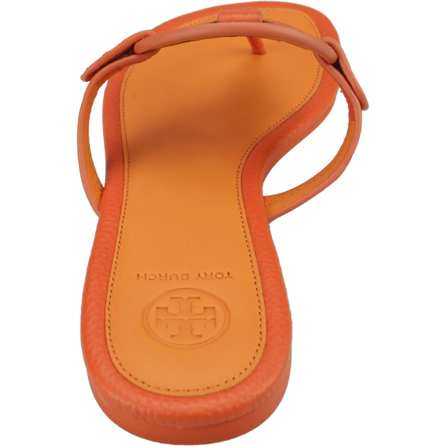 Tory Burch Women's Miller Tumbled Leather Poppy Red / Aragosta Ankle-High  Sandal - 10M 